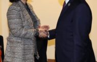 وزيرة الخارجية نجلاء المنقوش تلتقي نظريها التشادي محمد زين شريف