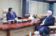 رئيس المجلس الرئاسي محمد المنفي يلتقي عضو المجلس الأعلى للدولة ابراهيم صهد