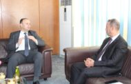 التقى رئيس الهيئة العامة للأتصالات سفير دولة فلسطين في ليبيا