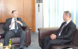 التقى رئيس الهيئة العامة للأتصالات سفير دولة فلسطين في ليبيا
